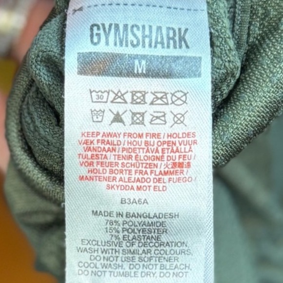 GYMSHARK Women's Adapt Seamless Leggings, Army Green, Size Medium - Picture 7 of 7